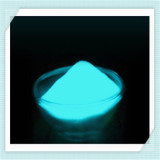 New glow pigment for plastic with blue green glow color